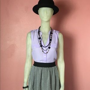 Lilac Sleeveless Top
